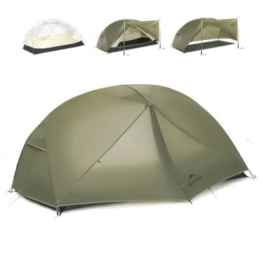 Imagem de Barraca de acampamento Naturehike 2025 Mongar Pro, barraca ultraleve para mochila para 1-3 pessoas, nylon 20D, 3 estações, impermeável, Mongar, para 2 pessoas, para mochileiros, viagens, acampamento