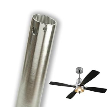 Imagem de Haste para ventilador de teto de 91 cm com cabo de extensão, haste inferior de 9 pés para ventilador de teto, diâmetro externo de 2,5 cm, barra de teto adequada para uma ampla gama de ventiladores