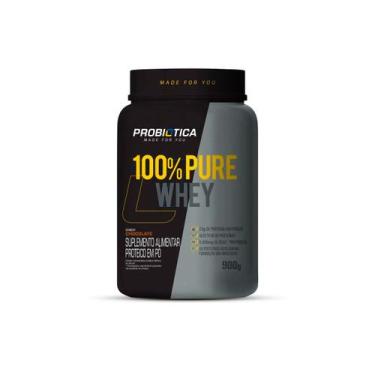 Imagem de 100% PURE WHEY PROBIOTICA 900g - CHOCOLATE, 1, 900g, Chocolate