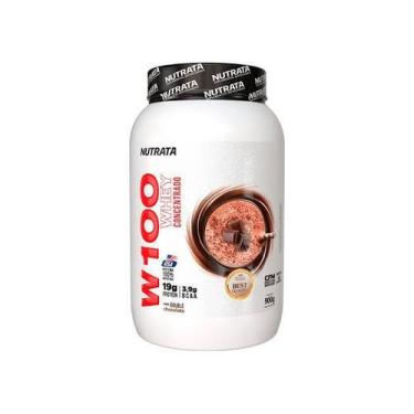 Imagem de W100 Whey Concentrado 900g - Nutrata - 19g de Proteína e 3,9g de BCAA 