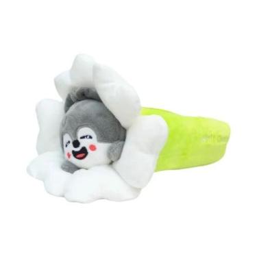 Imagem de Mochila De Pelúcia Kpop SKZOO Com Cordão Para Cabelo, Luminária, Supor