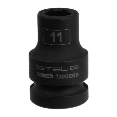 Imagem de Soquete Impacto 1/2`` 11mm Crmo Stels Aço Cromo Molibdênio