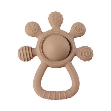 Imagem de Mordedor De Silicone Em Formato De Coelhinho Para Bebês, Brinquedo Seg