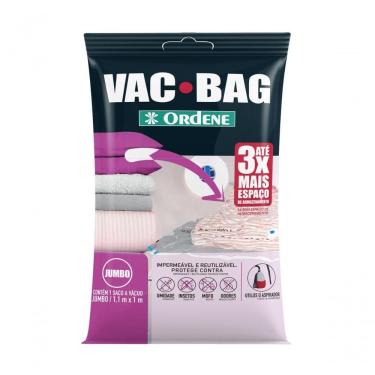 Imagem de Saco A Vácuo Organizador Jumbo Transparente 1,1 X 1m Vac Bag Ordene