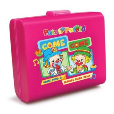 Imagem de Lancheira Escolar Infantil - Patati Patatá - Arqplast, Rosa Claro