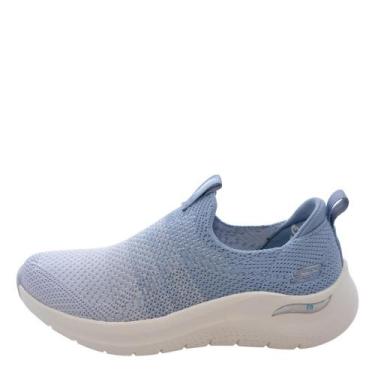 Imagem de Tênis Feminino Skechers Arch Fit 2.0 REF: 150055-BR, Azul, 35