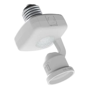 Imagem de Sensor de Presença Qualitronix com Fotocélula E27 Branco 360 - Congrat