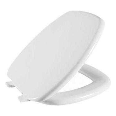 Imagem de Assento Sanitário Almofadado Astra Stylus Branco Vaso Celite