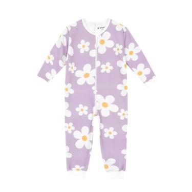 Imagem de Pijama macação infantil unissex em moletom Brandili