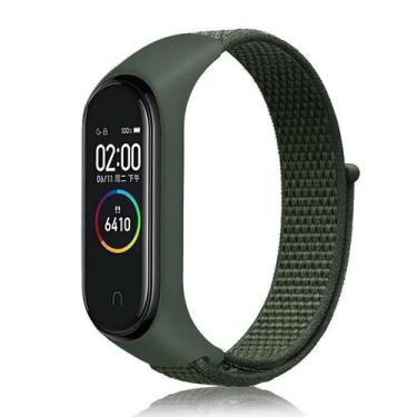Imagem de Pulseira De Nylon Lisa Para Smartwatch Xiaomi Mi Band 3/4/5/6 - Pop Sh