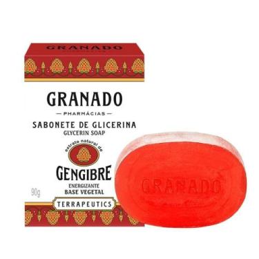 Imagem de Sabonete Granado Gengibre Em Barra Vegetal Glicerina 90g