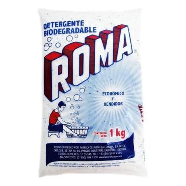 Imagem de Detergente em pó para roupa Roma 1 kg biodegradável - Marca Própria