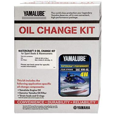 Imagem de Yamaha Yamalube Watercraft II Kit de troca de óleo, #LUB-WTRCG-KT-10-1