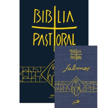 Imagem de Kit Bíblia Edição Pastoral Editora Paulus Folhas Brancas + Salmos