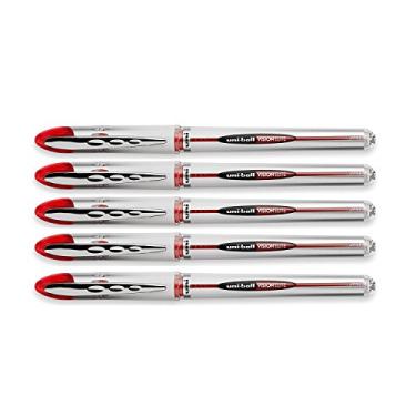 Imagem de uniball Vision Elite Roller Ball Stick Pen, Red Bold 5 Pens Per Order 69023