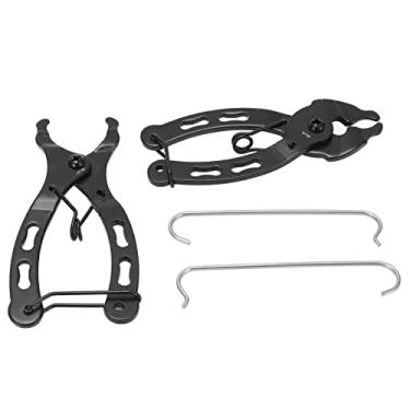Imagem de SPYMINNPOO Conjunto de alicates de elos de corrente, 4 peças alicate de elos de corrente de bicicleta 2 em 1 abridor de elos rápidos para bicicleta, removedor de fecho, alicate de grampo, ferramenta de reparo de equitação