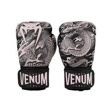 Imagem de Venum Dragon's Flight Boxing Gloves - Black/Sand-16 oz