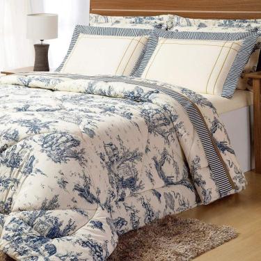 Imagem de Edredom Queen Divine Percal 180 Fios 3 Peças