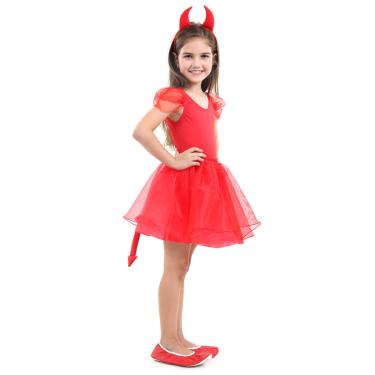 Imagem de Fantasia Diabinha Infantil Dress Up - Halloween M