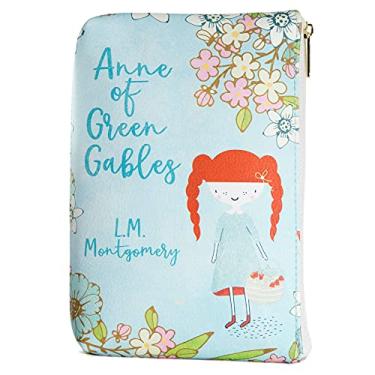 Imagem de Well Read Anne of Green Gables Bolsa de mão com tema de livro para amantes literários - Carteiras para mulheres - Bolsa de maquiagem para leitores de livros - Bolsa de papelaria