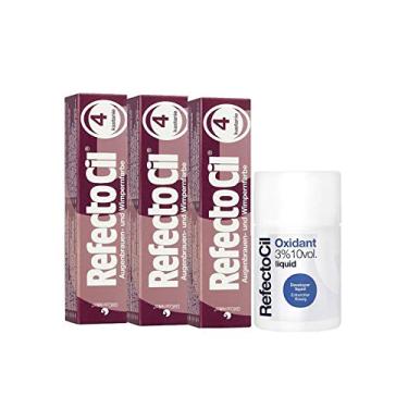 Imagem de Kit Refectocil 3 Tinta + 1 Oxidante N° 4 Acaju