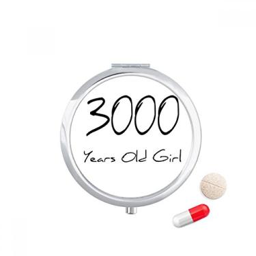 Imagem de Porta-comprimidos para meninas de 3000 anos de idade, caixa de armazenamento de remédios