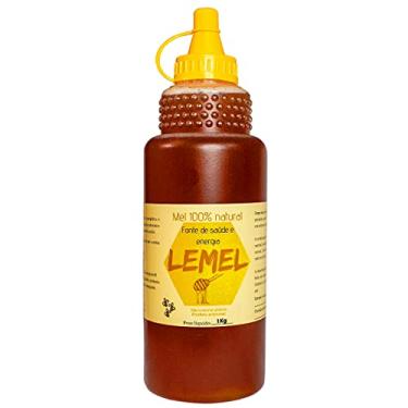 Imagem de Mel Puro Abelha Europa Flores de Silvestre Florada Natural Bisnaga Embalagem 1Kg Bico Dosador Lemel