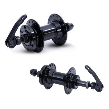 Imagem de Par de Cubo Dianteiro e Traseiro 32 Furos Alumínio Eixo Com Blocagem X-Time