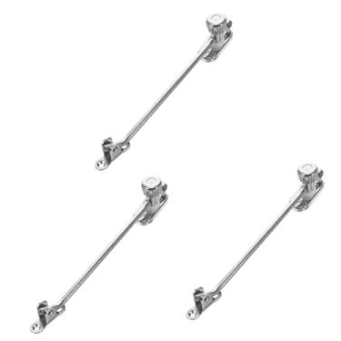 Imagem de 3 peças de alças limitadoras de suporte de gás para caminhões Dobradiças externas com mola Dobradiças para caixa de brinquedos Suportes de gás para armários Suporte de suporte de gás para tampa de por