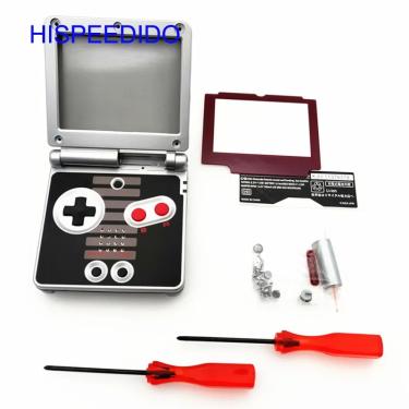Imagem de HISPEEDIDO-Shell Habitação para GameBoy Advance SP Classic NES  Capa de Substituição  Parafusos  GBA