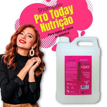 Imagem de Shampoo Pro Today P/ Todos Os Cabelos Nutrição Hidratação Profunda 5L
