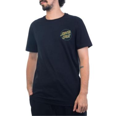 Imagem de Camiseta Masculina Santa Cruz Split Serpent Dot - PRETO / G-Masculino