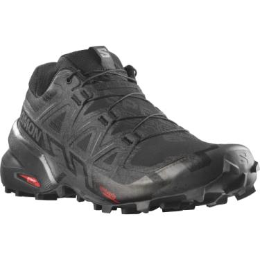 Imagem de Salomon Tênis masculino Speedcross 6, padrão, Preto/Preto/Fantasma, 42