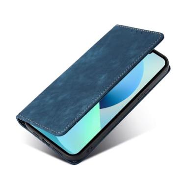 Imagem de Capa de telefone comercial de couro para oneplus nord ce 3 2 lite n20 n30 n300 ace 2v pro capa tipo carteira magnética, azul, para nord n20 se 4g