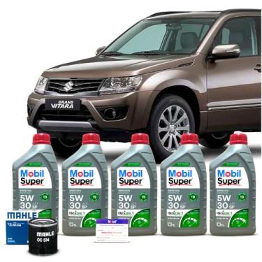 Imagem de Kit Troca de Oleo 5w30 e Filtro Suzuki Grand Vitara 2.0 16V 2014 a 2022