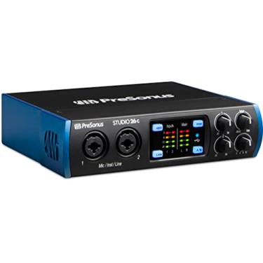 Imagem de PreSonus Studio 26c 2x4, 192 kHz, Interface de áudio USB com Studio One Artist e software de gravação Ableton Live Lite DAW