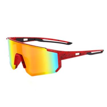 Imagem de PITFEROCE Óculos de sol polarizados para crianças, meninos, meninas, adolescentes, jovens, beisebol, ciclismo, corrida, softball, armação leve, óculos de proteção UV400, V3: Lente amarela - armação