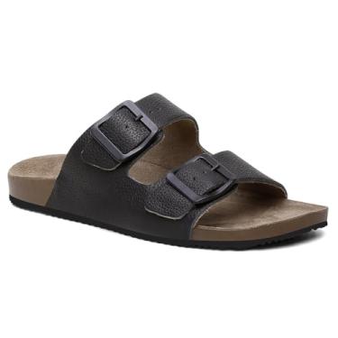 Imagem de Sandália Papete Unissex Chinelo Birken em Couro (Preto, BR, Adulto, Numérico, 37)