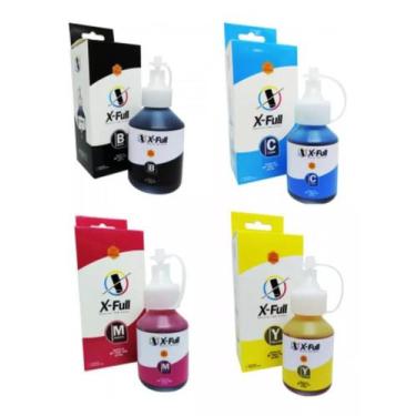 Imagem de Kit 4x Refil Tinta Impressora Tseries T300 T710w T910w T4000dw - X-FUL