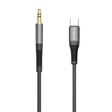 Imagem de Cabo Auxiliar USB-C para P2 1M CB-58 A'Gold Pro