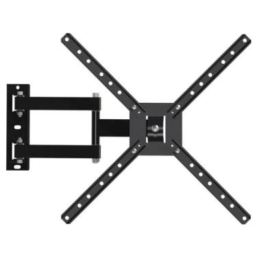 Imagem de Suporte TV Triarticulado Parede LED Smart TV 10" - 56" Preto - BRASFOR