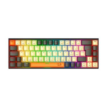 Imagem de Teclado Mecânico Gamer Redragon Ryzer, RGB, Switch Brown, ABNT2, Layou
