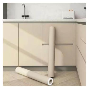 Imagem de Adesivo Vinil Envelopamento Geladeira Móveis Vidro Autocolante Impermeável (Bege, 3m x 70cm)