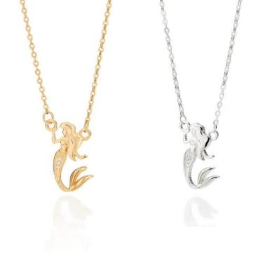 Imagem de Colar banhado ouro 3x 24k 18k e 22k ou prata 925 feminino rommanel elo