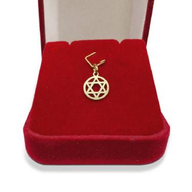Imagem de Pingente Estrela de Davi em Ouro 18k - Golden Maison Joias, Amarelo