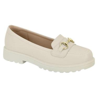 Imagem de Sapato Feminino Mocassim Oxford Modare Ultraconforto 7357106, Branco o
