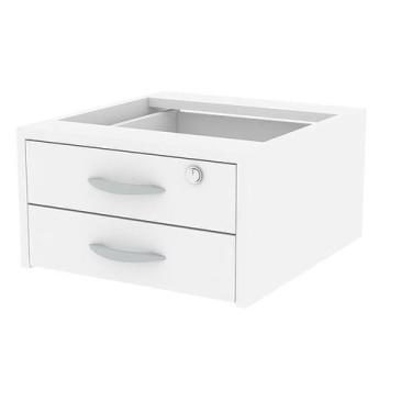 Imagem de Gaveteiro polar avulso 2 gavetas - Regiani Móveis, Branco
