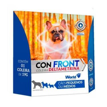 Imagem de Coleira Antiparasitária Confront Deltametrina para Cães de Porte Peque