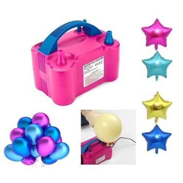 Imagem de Inflador Bomba Maquina encher Bexigas Balões Festa Profissional - ZEM