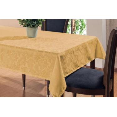 Imagem de Toalha De Mesa 4 Lugares Jacquard Tecido Grosso Retangular - JVBORDADO